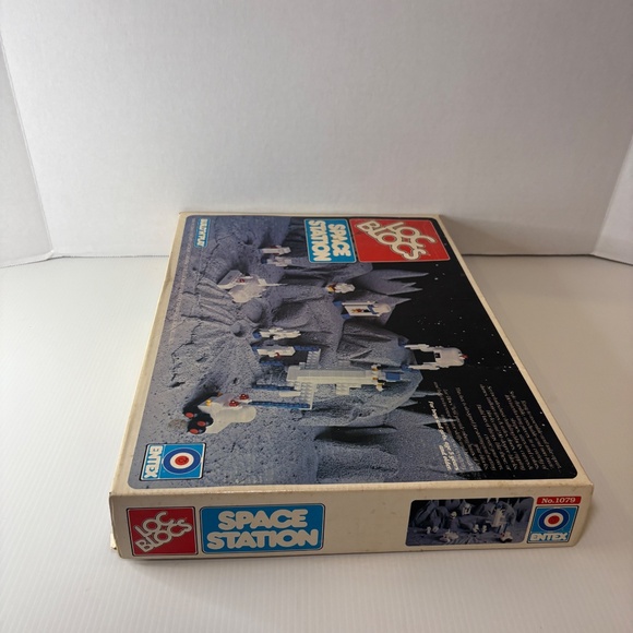 1981 Entex Loc Blocs Space Station Set No.1079 Instructions,Stickers, 408 Pieces - Picture 5 of 9